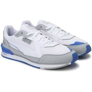 PUMA MAPF1 Low Racer White Sneakers – Men’s Unisex Motorsport Shoes 8.5
